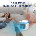 Arctic Air Pure Chill Deluxe Evaporative Air Cooler - Powerful, Quiet, Lightweight And Portable Space Cooler With Hydro-Chill Technology For Bedroom, Office, Living Room & More