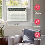 Frigidaire 12,000 BTU Smart Window Air Conditioner with Wi-Fi, Cools Up to 550 Sq. Ft., Remote Control, Quiet Operation, Eco Mode, 3 Fan Speeds, White