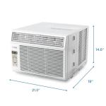 COMMERCIAL COOL 14,300 BTU Window Air Conditioner, Window AC with Full Function Remote Control and Electronic Thermostat, Air Conditioner Window Unit up to 700 Sq. Ft. with Energy Saver & Sleep Mode