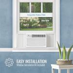 Keystone 23,200 BTU Window-Wall Air Conditioner with 16,000 BTU Supplemental Heat and Dehumidifier, 230V, Window AC for Large Rooms up to 1,500 Sq.Ft. with Smart Remote Control