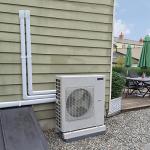 Forestchill 4in 25ft Decorative PVC Line Set Cover Kit for Ductless Mini Split Air Conditioner, Central AC and Heat Pump Systems, Condenser Unit