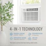 Keystone 23,200 BTU Window-Wall Air Conditioner with 16,000 BTU Supplemental Heat and Dehumidifier, 230V, Window AC for Large Rooms up to 1,500 Sq.Ft. with Smart Remote Control