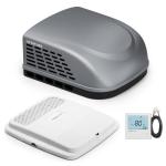 RV Air Conditioner 15K 110-120V, KINGRVER Non-Ducted Rooftop AC Unit for RV, Only Cooling, Quiet AC, Easy Install, Grey