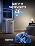 Dreo Portable Air Conditioners, 12,000 BTU AC Unit for Bedroom with Drainage-free Cooling, 46dB Quiet, APP/Voice/Remote, 24h Timer with Fan & Dehumidifier, Smart Standing AC for Room Indoors, AC515S
