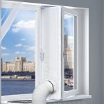 Loviga 400CM(157") Portable AC Window Seal, Casement Window Vent Kit Seal Kit for Portable Air Conditioner Dryer, 100% Sealing Waterproof Easy to Install for Crank Out/Awning/Skylights Window