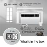 LG 6,000 BTU Dual Inverter Smart Window Air Conditioner, 115V, Cools 250 Sq. Ft., Ultra Quiet Operation, Up to 35% More Energy Savings, ENERGY STAR®, works with LG ThinQ, Amazon Alexa and Hey Google