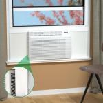 Window Air Conditioner Side Insulated Panel, WinterSummer Winter Heat and Draft Insulating,Insulation Foam Material,Equipped with 4 edge banding strips EVA2P (WHITE)