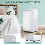 Quiet 12000 BTU Air Conditioner Portable for Room up to 550 Sq.Ft, 3-in-1 Floor Standing AC with Dehumidifier & Fan Mode, Sleep Mode, 24H Timer & Easy Window Installation Kit
