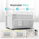 PhiloDeco Energy Star Window Air Conditioner, 10000 BTU Window Air Conditioner with Wifi 440 sq ft. Inverter Ac, Remote Control, Ultra Quiet & Easy Installation, ECO/24 Timer/Auto Restart