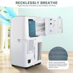 Quiet 12000 BTU Air Conditioner Portable for Room up to 550 Sq.Ft, 3-in-1 Floor Standing AC with Dehumidifier & Fan Mode, Sleep Mode, 24H Timer & Easy Window Installation Kit