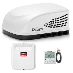 FOGATTI RV Air Conditioner InstaCool 13500BTU Non-Ducted, Rooftop AC Unit RV, All in One Unit, Easy Install, Quiet AC, For Camper, 115V
