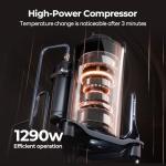 FOGATTI RV Air Conditioner InstaCool 13500BTU Non-Ducted, Rooftop AC Unit RV, All in One Unit, Easy Install, Quiet AC, For Camper, 115V