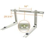 JEACENT Outdoor Wall Mounting Bracket for Ductless Mini Split Air Conditioner Heat Pump Systems, Universal, 9000-36000 Btu Condenser