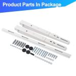 REHOYEE Mini Split Wall Mounting Bracket Heavy Duty Wall Mount Brackets for Outdoor Air Conditioners, Ductless Mini Split, HVAC, Compressor, Heat Pump System (9000-36000BTU)