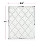 Frigidaire PureAir® 20x25x1 MERV 8 Allergen Electrostatic Pleated Air Conditioner HVAC AC Furnace Filters - 6 Pack (exact dimensions 19.81 X 24.81 X 0.81)