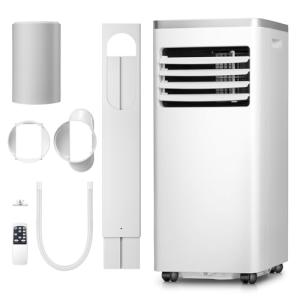 3-in-1 Portable AC Units Cools 350 Sq.Ft.,8000BTU Portable Air Conditioners Coolerwith Remote Control 24H Timer Sleep Mode,AC Unit for Indoor Use Bedroom Dorm