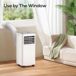 3-in-1 Portable AC Units Cools 350 Sq.Ft.,8000BTU Portable Air Conditioners Coolerwith Remote Control 24H Timer Sleep Mode,AC Unit for Indoor Use Bedroom Dorm