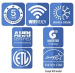 Gree 30,000 BTU Multi21+ Tri-Zone Wall Mount Mini Split Air Conditioner Heat Pump 208/230V SEER 21 (9-9-18)