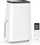 GarveeTech 14,000 BTU Portable Air Conditioner for Large Room up to 750 Sq.Ft, 3-in-1 AC Unit w/Cool, Dehumidifier & Fan, Energy Efficient w/Quiet Sleep Mode & 24H Timer - Remote Control for Rooms