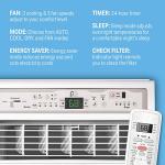 Perfect Aire 10,000 Slider Air Conditioner Window A/C-Casement, 10000 BTU, Gray