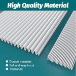 Daisypower Window Air Conditioner Side Panels Curtain Kit Extendable Up to 19-1/4" Wide 17" Height,Window AC Insulation Panel for 5000-14000 Btu AC Units Parts Replacement Screen