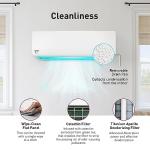 Goodman Mini Split 18,000 BTU 18 SEER2, Inverter Ductless Air Conditioner with Heat Pump System, Energy-Efficient Mini Split Air Conditioner, Installation Kit Included, 230V