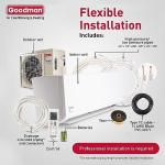 Goodman Mini Split 18,000 BTU 18 SEER2, Inverter Ductless Air Conditioner with Heat Pump System, Energy-Efficient Mini Split Air Conditioner, Installation Kit Included, 230V