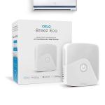 Breez Eco | Smart AC Controller for Mini Split, Window, Portable ACS | WiFi, Alexa, Google, Siri Shortcuts, SmartThings, IFTTT, Free App, NO Subscriptions | Schedules, Geofencing, Comfy (White)