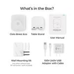 Breez Eco | Smart AC Controller for Mini Split, Window, Portable ACS | WiFi, Alexa, Google, Siri Shortcuts, SmartThings, IFTTT, Free App, NO Subscriptions | Schedules, Geofencing, Comfy (White)