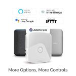 Breez Eco | Smart AC Controller for Mini Split, Window, Portable ACS | WiFi, Alexa, Google, Siri Shortcuts, SmartThings, IFTTT, Free App, NO Subscriptions | Schedules, Geofencing, Comfy (White)