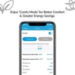 Breez Eco | Smart AC Controller for Mini Split, Window, Portable ACS | WiFi, Alexa, Google, Siri Shortcuts, SmartThings, IFTTT, Free App, NO Subscriptions | Schedules, Geofencing, Comfy (White)
