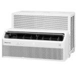 Hisense 8,000 BTU Smart Inverter Window Air Conditioner Easy Install Bracket, Up to 350 Sq Ft, Ultra-Slim Profile, 3 Speed, 700W, 4‑Way Air Direction HLAW0825TW (Renewed)