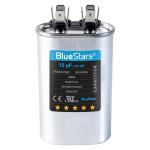 [UL Certified] BlueStars 15 uF MFD 370-440V Oval Run Start Capacitor CBB65 – Replacement for AC Motor, Condenser, and Heat Pump Air Conditioners - Replace TRCF15 PRCF15A CAP-15-450