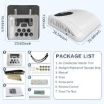 Treeligo 12V RV Air Conditioner Ultra-Quiet AC, Easy Install Non-Ducted Rooftop Unit, Heat & Fast Cooling for Campers, RVs and Travel Trailers, White