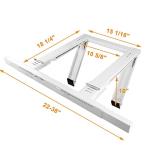 Jeacent Universal Window Air Conditioner Support Bracket No Drilling ,No Tools, Heavy-Duty Window AC Bracket Supports Up to 200lbs, Fits Single or Double Hung Windows