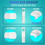 JEACENT Portable Air Conditioner Sliding Door AC Vent Kit, Universal Adjustable PVC Balcony Seal Kit Plates Up to 90 Inches, for 5.1" and 5.9" Diameter Portable AC Exhaust Hose