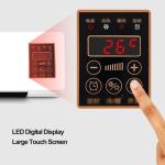 Climafypro Air Conditioner, Portable Air Conditioning Split Max, Portable Ductless Air Conditioning Wall Unit, Dual Use Smart Cooling and Heating Air-Conditioner, for Bedroom Bathroom Living Room