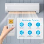 TABU 24000BTU Mini Split Air Conditioner with 2 Ton Pre-Charged Heat Pump,220-230V 21 SEER2 Air Conditioner&Heater with Inverter, Work with Alexa,Installation Kit included,Cools Up to 1500 Sq.FT