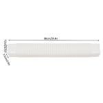 WUSILILU 5" 17Ft Air Conditioner Decorative PVC Line Set Cover Kit, PVC Decorative Line Set Cover Kit for Mini Split and Central Air Conditioner & Heat Pump Line Set Cover Kit Decorative Tubing Cover