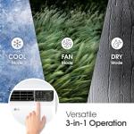 LG 12,000 BTU Dual Inverter Smart Window Air Conditioner, Cools 550 Sq. Ft., Ultra Quiet Operation, Up to 35% More Energy Savings, Energy Star, with LG ThinQ, Amazon Alexa and Hey Google, 115V