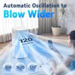 FANCOLE Windowless Portable Air Conditioners with 4Modes & 3Speeds, 15H Timer for Smart Auto-off, 2Gal Tank for 20H Cooling, Evaporative Air Cooler 17 FT Remote, 120° Swing Swamp Cooler No Hose Needed