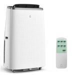 14000 BTU Energy-Efficient Portable Air Conditioner | 3-in-1 Cooling AC with Sleep Mode & Eco-Saving Design | Ventless Floor Unit w/ 3 Speeds Fan, Dehumidifier & Quiet Operation