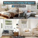 Comfort Zone HWF05XCW Window Air Conditioner, White