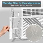 Comfort Zone HWF05XCW Window Air Conditioner, White