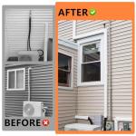 GCGOODS 3in 16ft Mini Split Line Set Cover Kit, Decorative PVC Lineset Cover for Ductless Mini Split Air Conditioner Heat Pump System and Central Air Conditioner, White