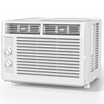 ZAFRO Window Air Conditioner Unit,5000 BTU AC Unit For Small Rooms,Cool Up To 150 Sq.Ft,2 Fan Speed&Cooling Mode,7-Temperature Control Thermostat,Perfect For Bedroom&Living Room&Office