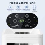 10000 BTU Portable Air Conditioner Cools 450 Sq.Ft, LifePlus Portable AC Unit with 4 Modes, Remote Control, Window Installation Kit, 24H Timer, Quiet Energy-Efficient for Rooms, Offices, Apartments