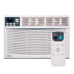 BLACK+DECKER Window Air Conditioner 12,000 BTU, AC Window Unit Cools Up to 550 Square Feet, Window AC Unit with Remote Control, 3 Cooling Speeds and Fan Only Function, BWAC12WTB, White