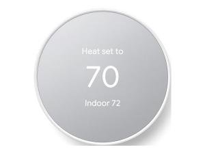 Google Nest Thermostat - Smart Thermostat for Home - Programmable Wifi Thermostat - Snow