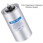 ‌BEIEBIJOB 45+5 MFD 45/5 uF ±5% 370V or 440V CBB65 Dual Run AC Capacitor, Round Capacitor for Air Conditioner, AC Motor, Fan Start, Condenser, Heat Pump & HVAC Systems